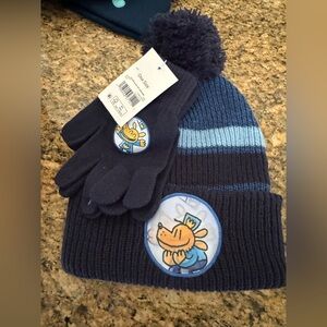 Dogman Boys' Beanie Hat and Gloves Set